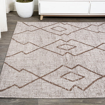 Carwa Tribal Diamond Trellis Indoor/outdoor Area Rug